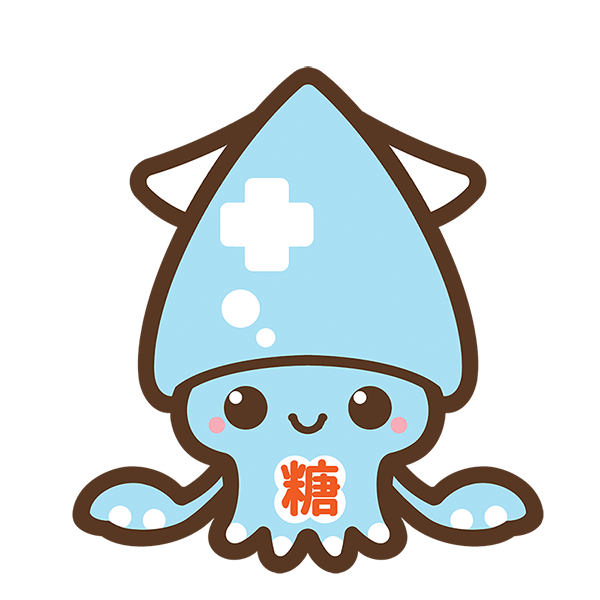 キャラクターイラスト水色