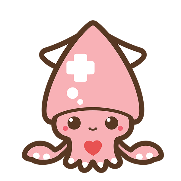 キャラクターイラスト桃