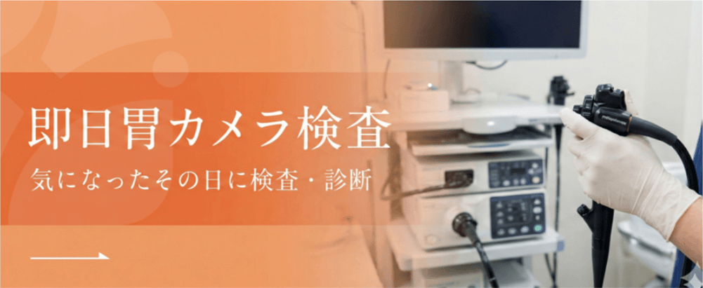 即日胃カメラ検査 気になったその日に検査・診断